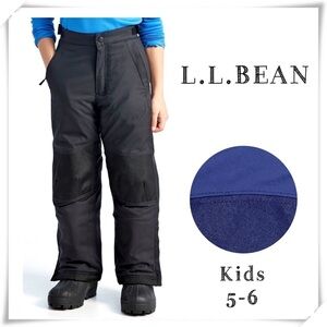 L.L.BEAN Kids' Cold Buster Winter Snow Pants in Deepest blue
